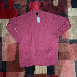 Brand New Ann Taylor Factory Ribbed Cardigan